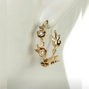 Marchesa
38mm Flower Hoop Earrings